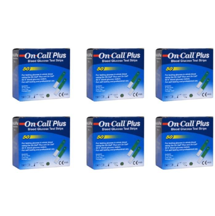 Pack 06 Boites Bandelettes 50 X 6 ON CALL PLUS ( 300 bandelettes )