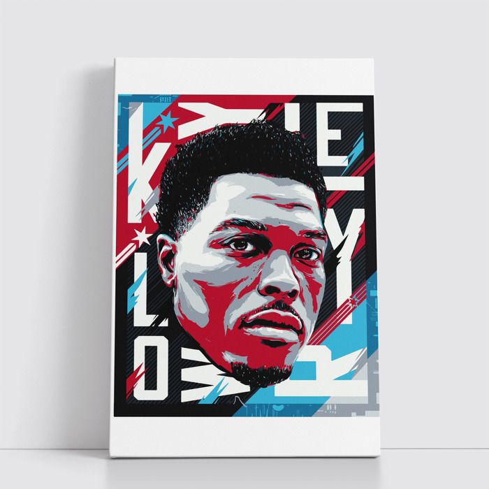 Tableau NBA sur Toile – Affiche Murale 25x40 cm avec Équipes et Joueurs Légendaires du Basket 11