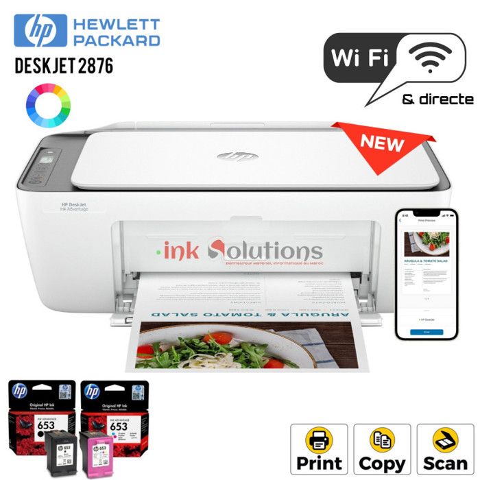 Imprimante multifonction DeskJet Ink Advantage 2876 (6W7E6C)