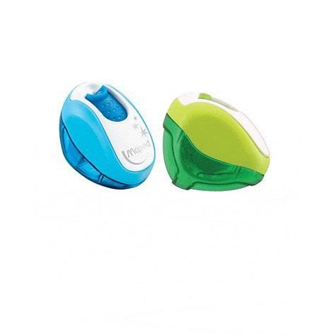 Taille-crayon - MAPED - CLEAN - 1 trou - Réservoir translucide - Couleurs assorties