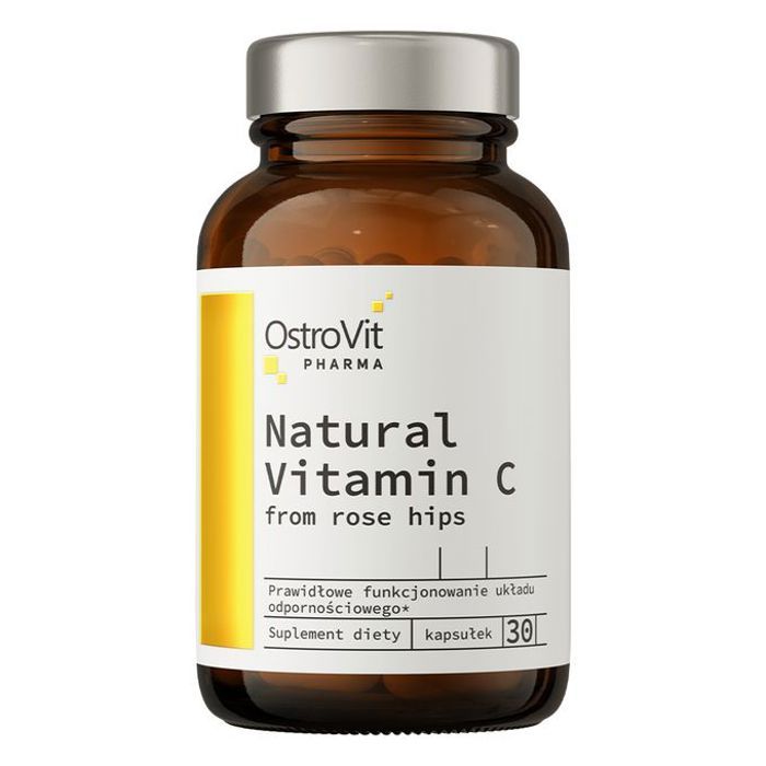 Natural Vitamin C from Rose Hips 30 Caps - Immunité et Antioxydants Naturels