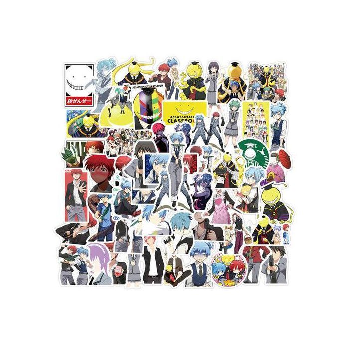 Stickers - Assassination Classroom - 50pcs - Multicolore - Décoration murale - Mixte