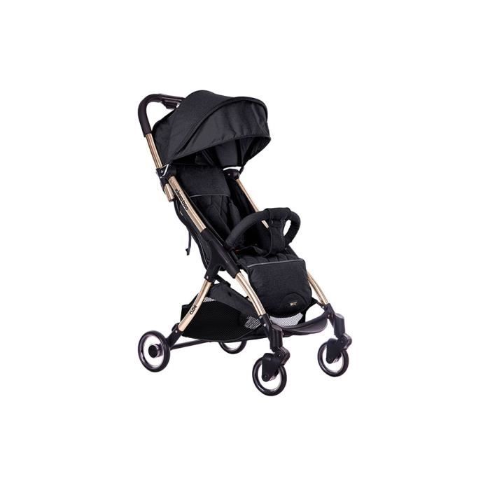 Poussette Cloe Noir-Gold