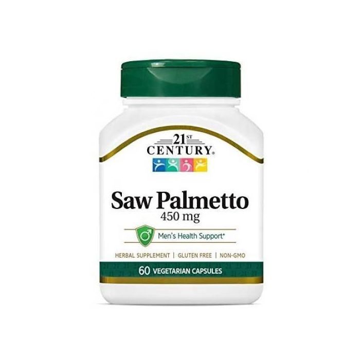 21st Century Chou palmiste sawpalmetto 450 mg 60 capsules
