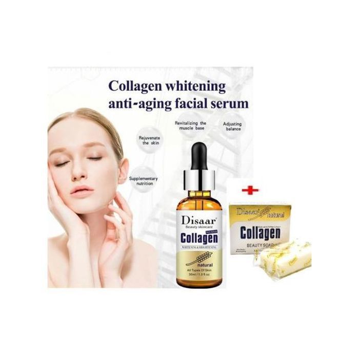 Disaar Sérum Et Savon Au Collagène , Blanchissant Et Hydratant