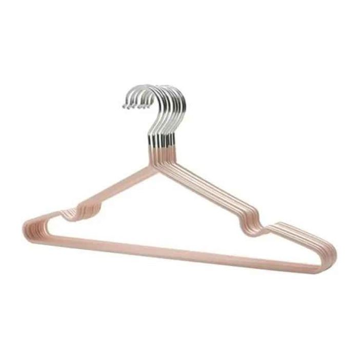 Cintres haut de gamme - GENERIC - Ensemble de 8 - Antidérapants - Acier inoxydable - Design moderne