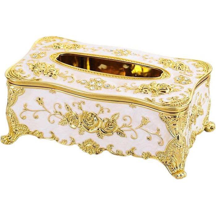 Boîte à mouchoirs en papier de luxe européenne, élégante et créative pour votre intérieur.