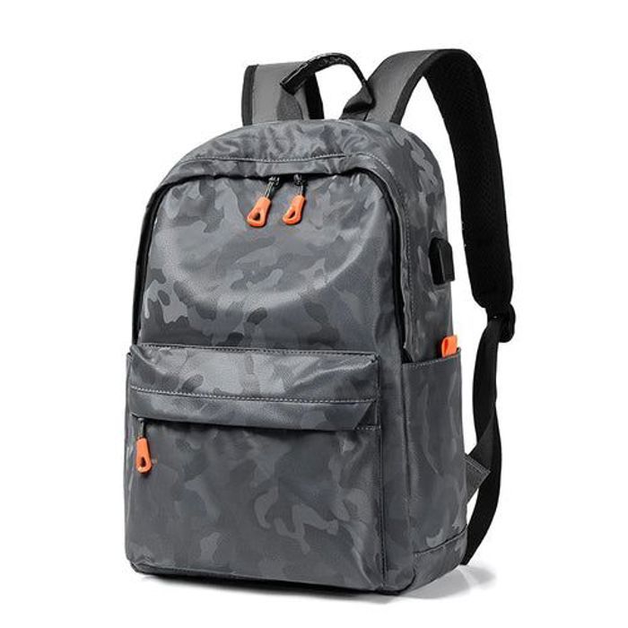 Sac à dos étanche multifonction style camouflage ordinateur portable avec sortie USB