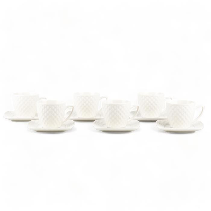 ENSEMBLE 12 TASSES + SOUS TASSE -WH170440B-8