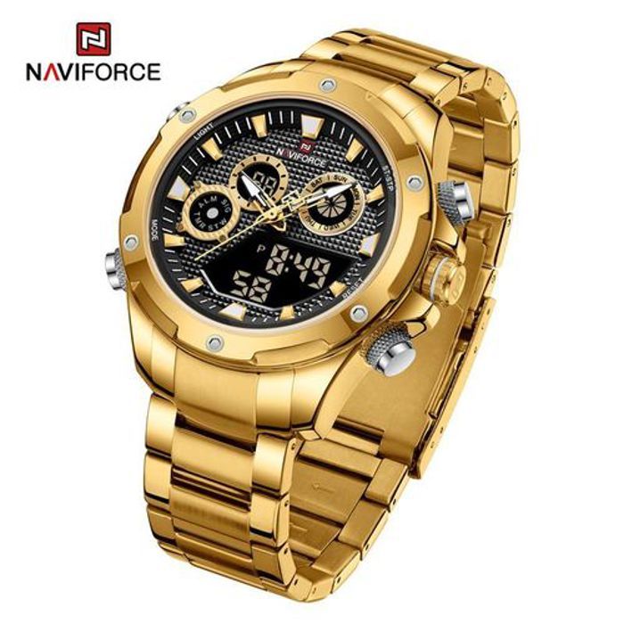 Montre - Naviforce - Version 2023 - Luxe - Acier - Doré