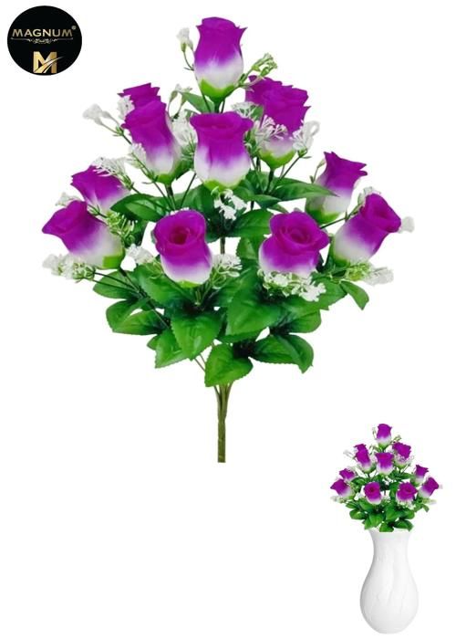 Fleurs artificielle. Bouquet de fleurs artificielles e soie synthétique.