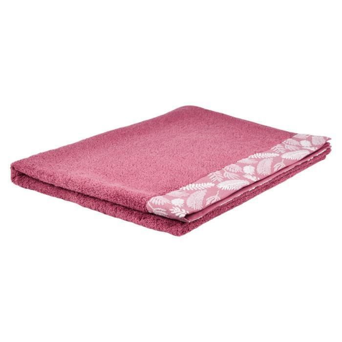 Drap de bain - Jacquard - 100x150 cm - 500 GSM - Rose Fougeré