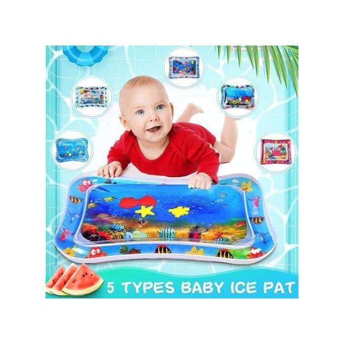 Tapis d'eau pour bébé, jouet gonflable pour enfants de 3 à 9 mois.
