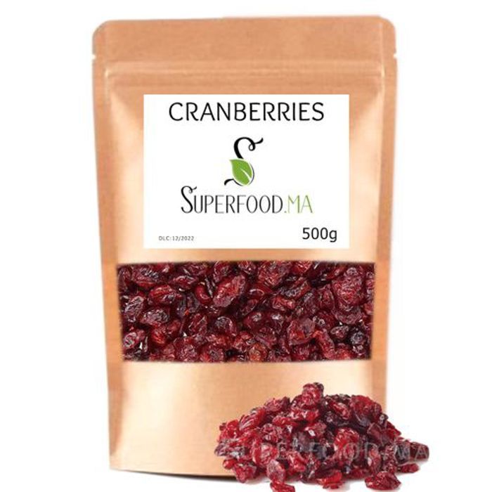 Cranberry Superaliment Antioxydant, vitamine C, infection urinaire, cystite 500g