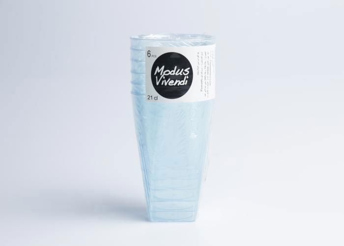Gobelets - Modus Vivendi - Turquoise - Écologiques - 20 cl - Design Élégant
