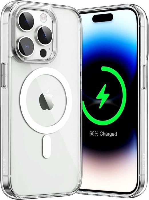 Coque - GENERIC - iPhone 14 Pro Max - Transparent - Résistante - MagSafe