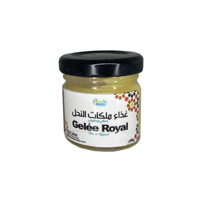 40g Gelée royale fraîche biologique 100 % Pure et Naturelle