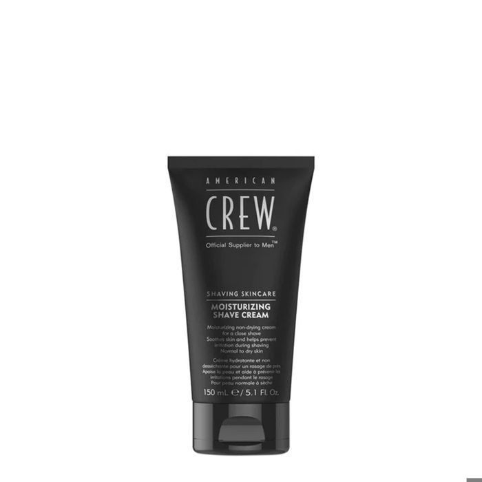 Crème de rasage - American Crew - Moisturizing Shave - 150ml - Hypoallergénique - Pour homme
