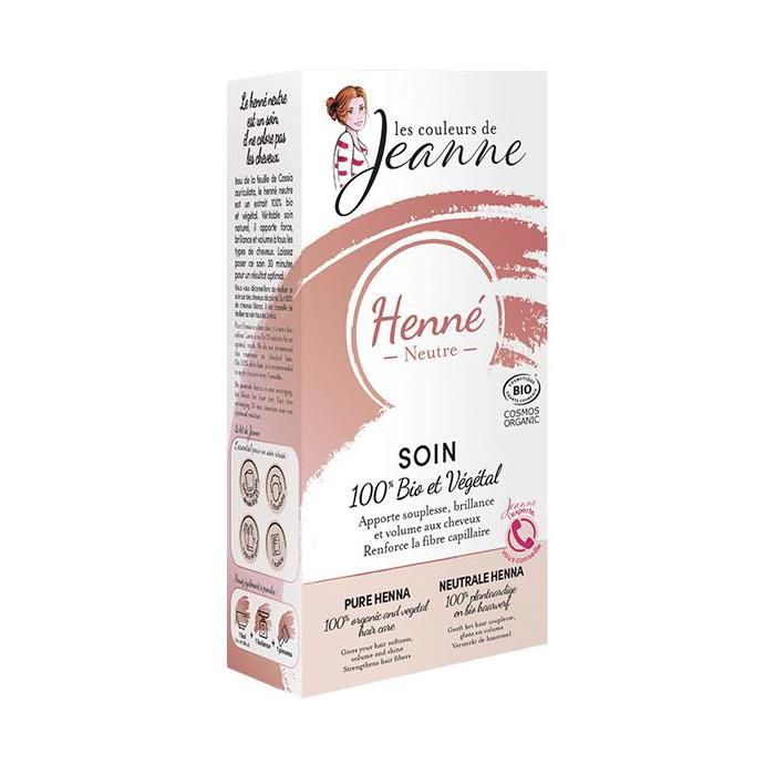 Les Couleurs de Jeanne Soin Végétal Henné Neutre Bio 100g