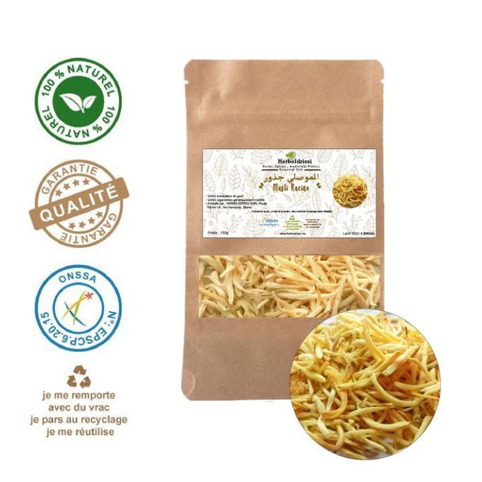 Musli/racine de Musulis blanches chlorophytum Puissance masculine ,200g