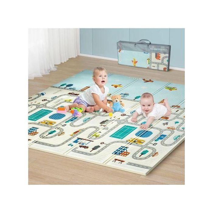 Tapis de Jeu Pliable Monbebe - Antichoc 180cm