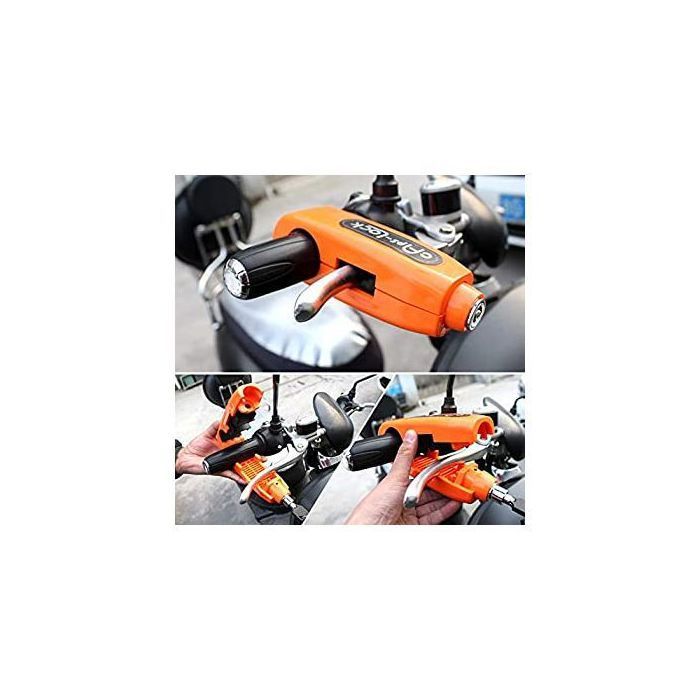 Antivol Capslock, Verrou de Frein pour Moto Verrouillage de Niveau Frein Sécurité