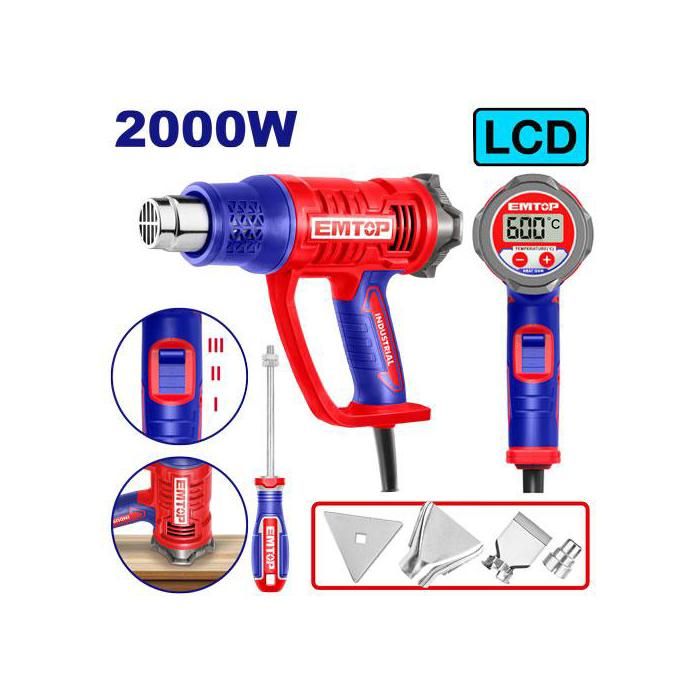 Décapeur Thermique 2000W avec écran d'affichage