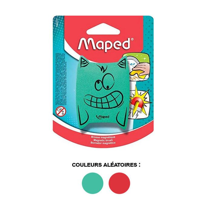 Eponge pour tableau Monstre Magnétique Coloris Aléatoire