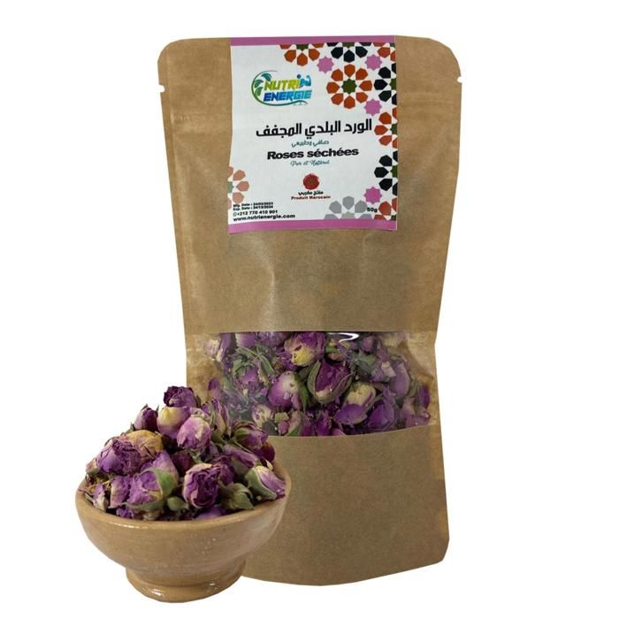 Boutons De Fleurs de Rose Séchées 100% Pure et Naturelle