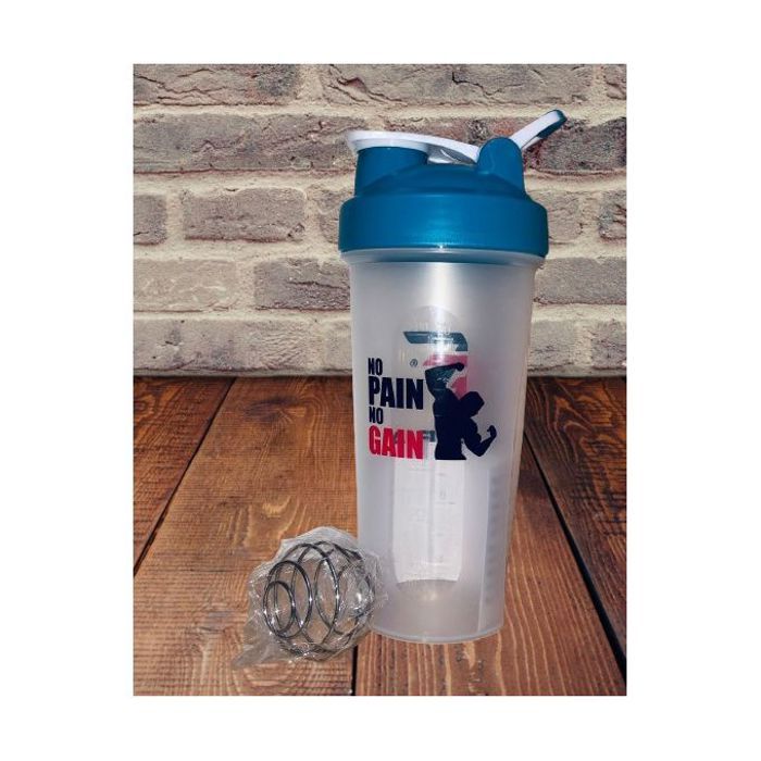 Protein Shaker, blender BOTTLE 600ml bleu