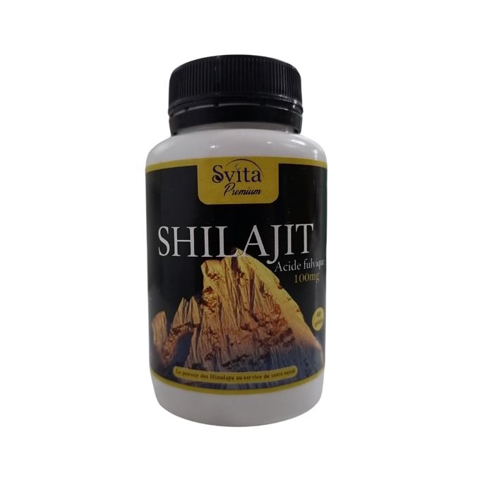 Complément alimentaire - Svita - Premium Shilajit - 60 Gélules - Vegan - Énergie et Vitalité