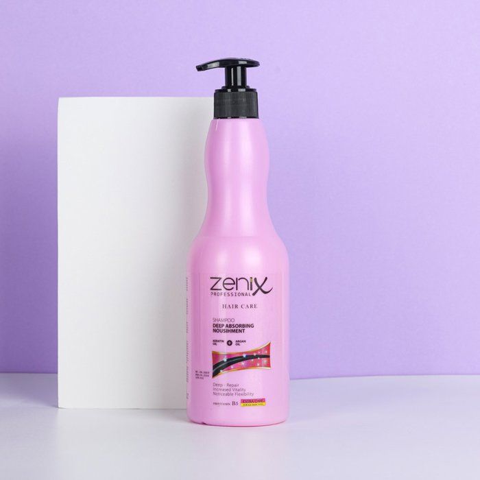 Zenix Soin Capillaire – Shampooing à la Kératine et à l’Argan 500 ml