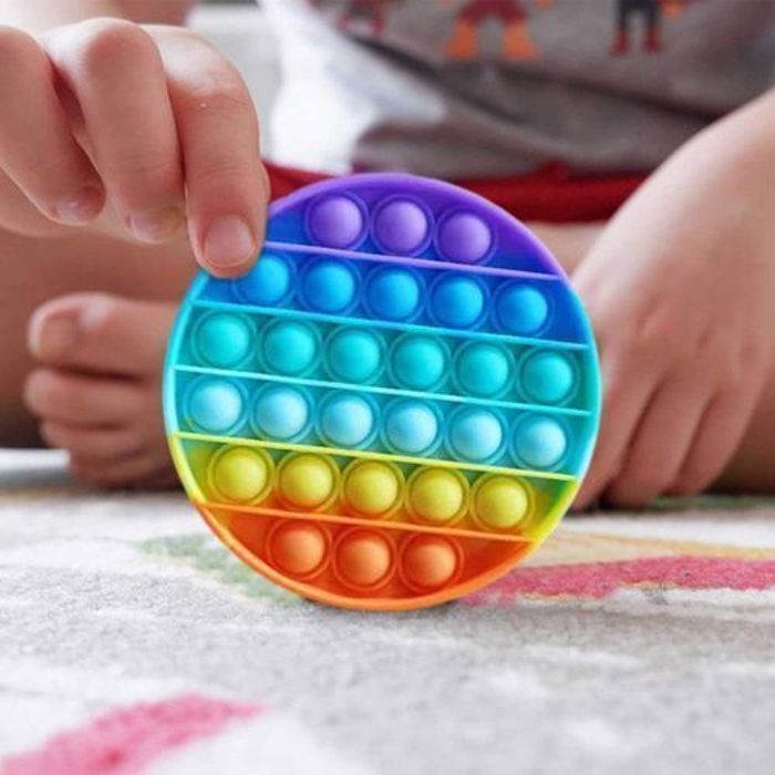 Pop It pop Push Pop Up Oval : Le jeu motricité anti-stress-Multicolors