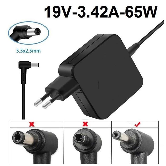 Chargeur Pc Portable Adaptable Compatible pour ASUS- 19V-3.42A-65W