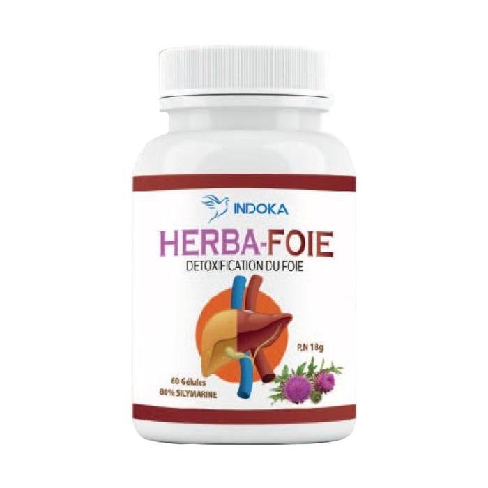 INDOKA HERBA-FOIE 60 Gélules - DETOXIFICATION DU FOIE