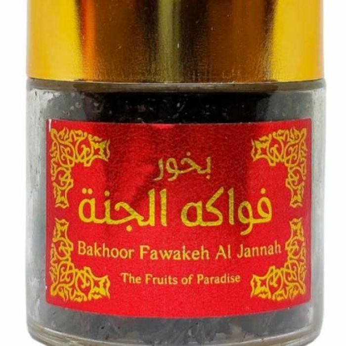 Bakhour - Fawakeh Al Jannah - Fruits du Paradis - Bois naturel - Huiles essentielles - Parfum oriental