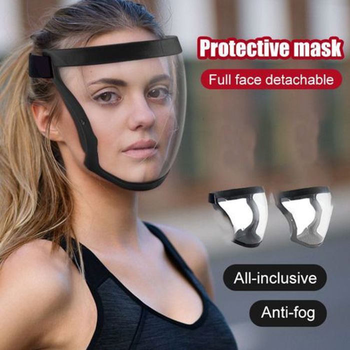 Masque facial complet, couverture de protection, Masque de sécurité, coupe-vent