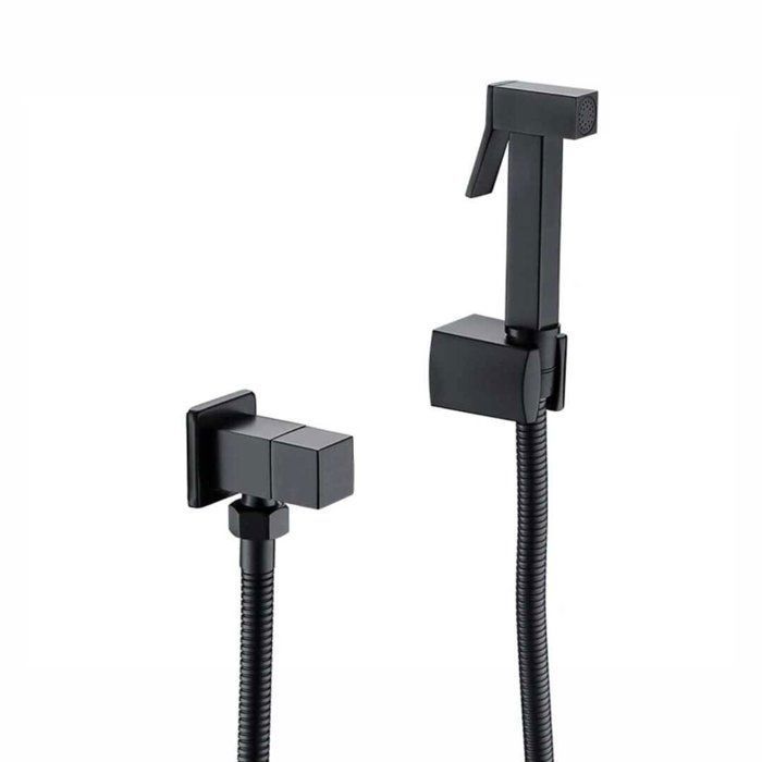 Douchette WC - GENERIQUE - Hegenique - Noir - Design contemporain - Installation facile