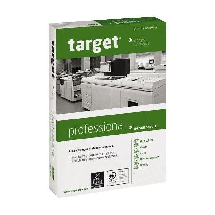 Ramette de papier - TARGET - A4 - 80 grammes - 500 feuilles - Extra blanc