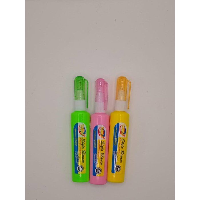 STYLO BLANCO ( JAUNE,ROSE,VERT)