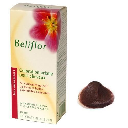 Coloration crème 11 Châtain auburn