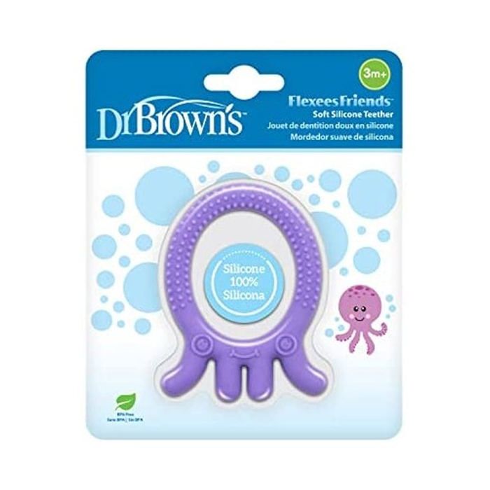 Anneau de dentition Pleuvre Flexees Frinds Purple