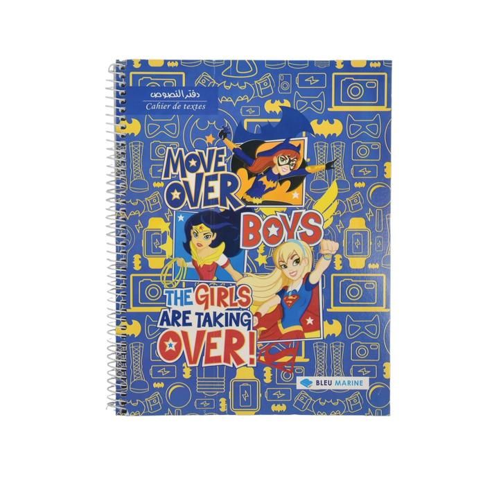 CAHIER DE TEXTES SPIRALE 124 PAGES