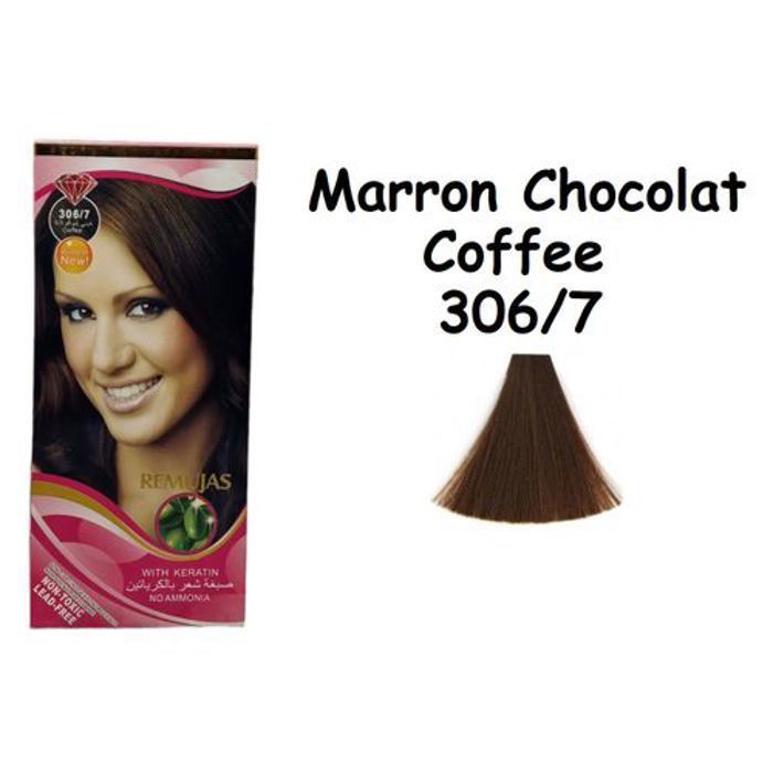 Crème coloration permanente With Keratin - 306-7 Coffee