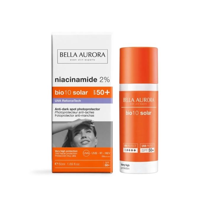 Crème solaire - Bella Aurora - Bio10 - Niacinamide 2% - SPF50+ - 50ml