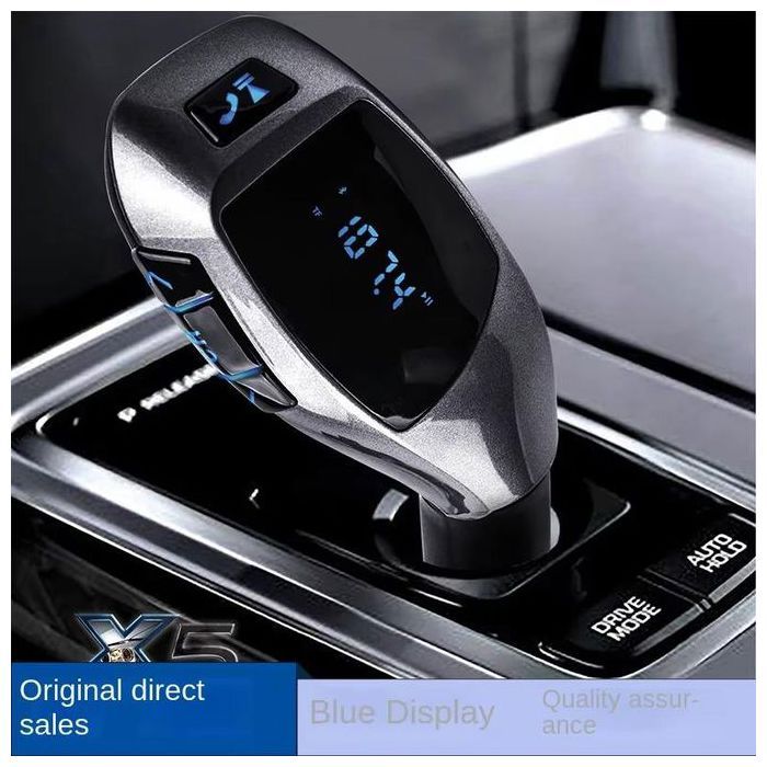 Transmetteur FM sans fil Bluetooth X6 pour voiture,compatible mains libres,port de charge USB,prend en charge le disque U