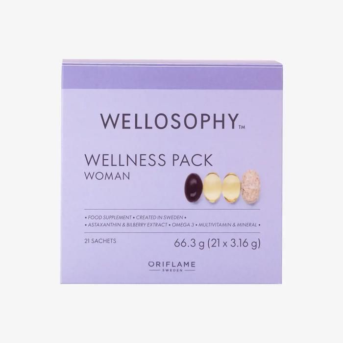 Pack Bien-être Wellosophy pour femmes, 21 sachets