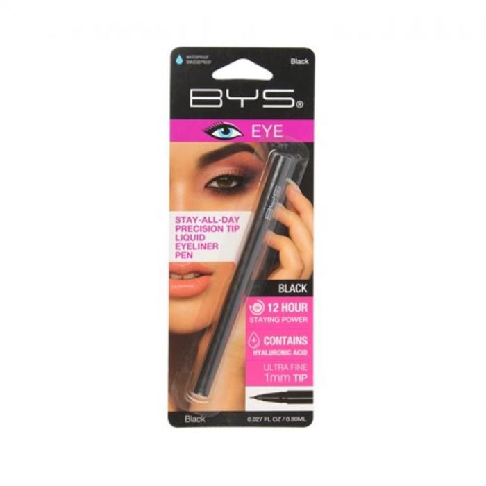 BYS PRECISION TIP LIQUID EYELINER PEN BLACK