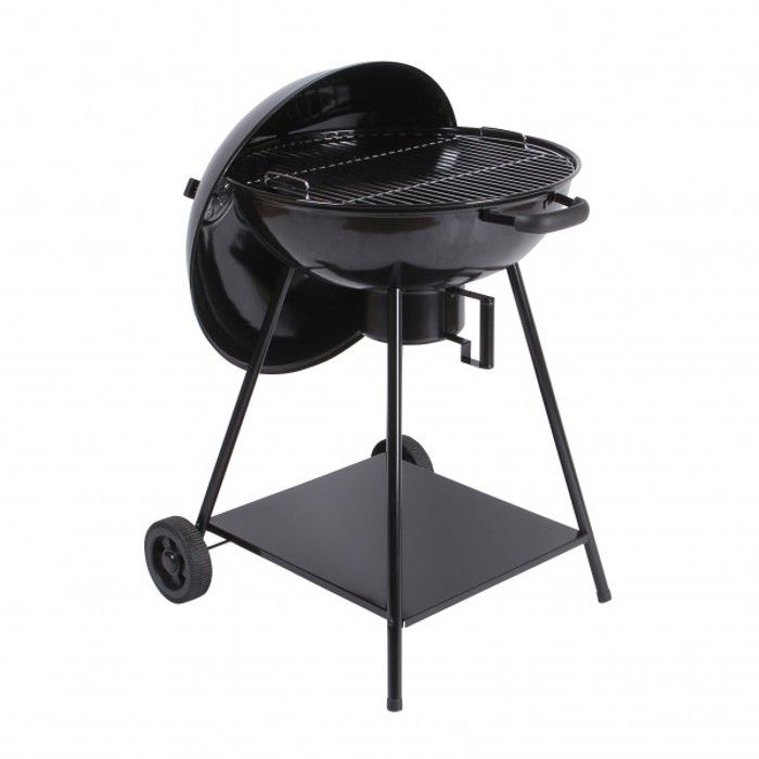 Barbecue à charbon - SOMAGIC - DUBAI - 55 cm - Couvercle - Facile à déplacer