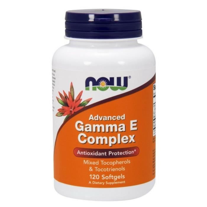 Now Foods, Gamma E Complex ( Vitamin E ) x120cops avec Tocotrienols & Tocopherols: Hygiène et Soins du corps